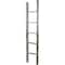 Ekena Millwork 15"W x 72"H x 3 1/2"D Vintage Farmhouse 5 Rung Ladder, Barnwood Decor Collection, Driftwood Blue DECR015X072X04LDRBU - alternate 4